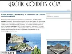 Sites similar to exoticholidays.com