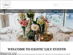Sites similar to exoticlilyevents.com.au
