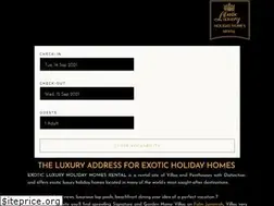 Sites similar to exoticluxuryholidayhomes.com