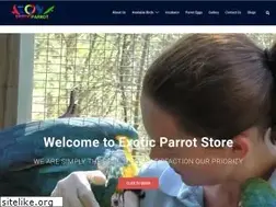 Sites similar to exoticparrotstore.com