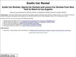 Sites similar to exoticrentals.net