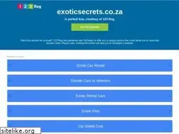 Sites similar to exoticsecrets.co.za