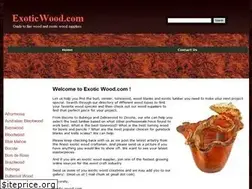 Sites similar to exoticwood.com