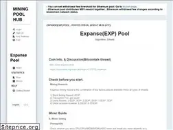 Sites similar to expanse.miningpoolhub.com