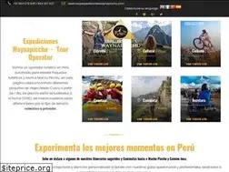 Sites similar to expedicioneswaynapicchu.com