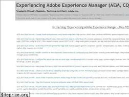 Sites similar to experience-aem.blogspot.com