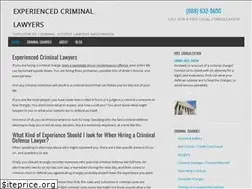 Sites similar to experiencedcriminallawyers.com