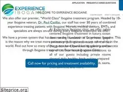 Sites similar to experienceibogaine.com