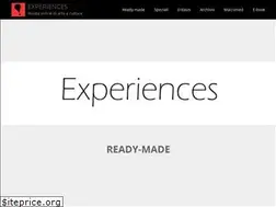 Sites similar to experiences.it