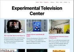 Sites similar to experimentaltvcenter.org