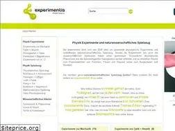 Sites similar to experimentis.de
