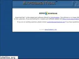 Sites similar to experimentrak.com