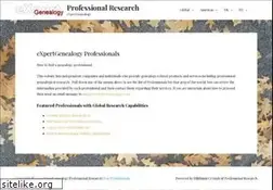 Sites similar to expertgenealogy.com