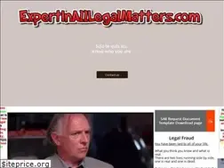Sites similar to expertinalllegalmatters.com