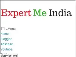 Sites similar to expertmeindia.blogspot.com