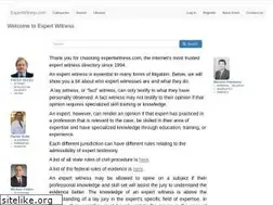Sites similar to expertwitness.com