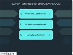 Sites similar to expertwitnessinternational.com
