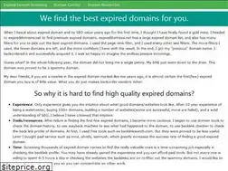 Sites similar to expireddomaincatcher.com
