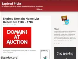 Sites similar to expiredpicks.com