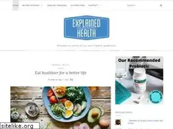 Sites similar to explainedhealth.com