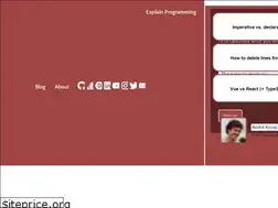 Sites similar to explainprogramming.com