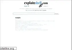 Sites similar to explainshell.com