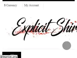 Sites similar to explicitshirtstore.com