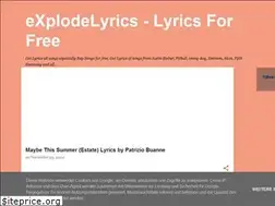 Sites similar to explodelyrics.com