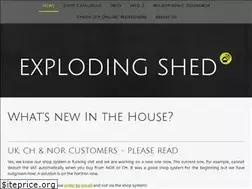 Sites similar to exploding-shed.com