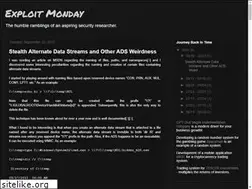 Sites similar to exploit-monday.com