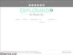 Sites similar to explorandosinrumbofijo.com