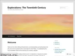 Sites similar to explorations20th.wordpress.com