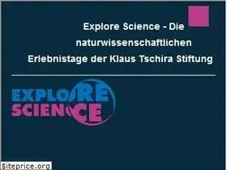 Sites similar to explore-science.info