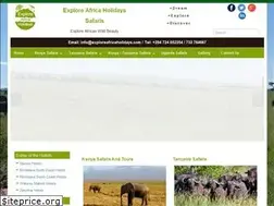 Sites similar to exploreafricaholidays.com