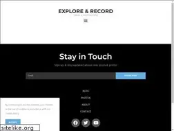 Sites similar to exploreandrecord.com