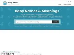 Sites similar to explorebabynames.com