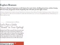 Sites similar to explorebranson.com