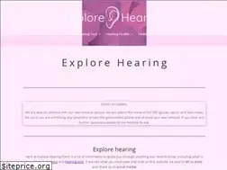 Sites similar to explorehearing.com