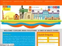 Sites similar to exploreindiavacations.com
