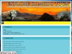 Sites similar to explorekomodotour.com