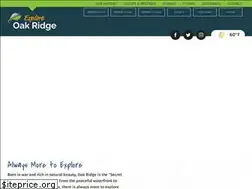 Sites similar to exploreoakridge.com