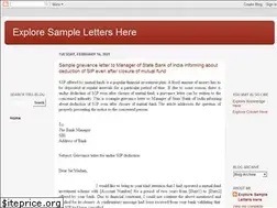 Sites similar to exploresamplelettershere.blogspot.com