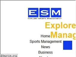 Sites similar to exploresportsmanagement.com