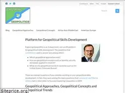 Sites similar to exploringgeopolitics.org