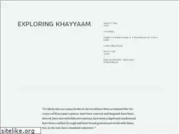 Sites similar to exploringkhayyam.com