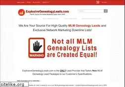 Sites similar to explosivegenealogyleads.com