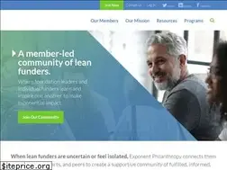 Sites similar to exponentphilanthropy.org