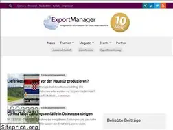 Sites similar to exportmanager-online.de