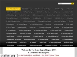 Sites similar to expose1933.com