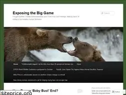 Sites similar to exposingthebiggame.wordpress.com